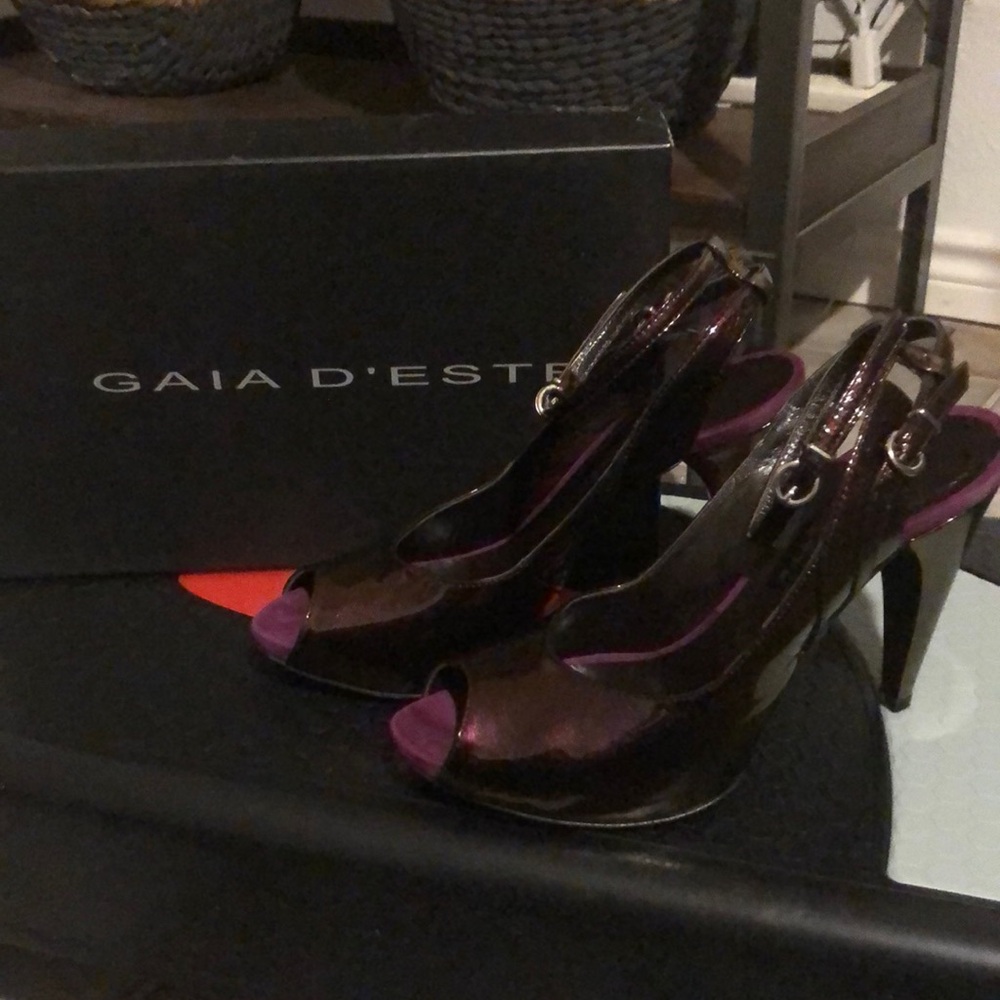 Purple Shimmer Heels
